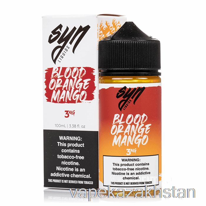 Vape Smoke Blood Orange Mango - Syn Liquid - 100mL 3mg